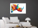 Wall Poster Rainbow Rhinoceros - colorful and abstract animal on a white background 127204 additionalThumb 5