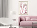 Wall Poster Love - Letters - white inscriptions on background of pink flowers 127904 additionalThumb 22