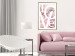 Wall Poster Love - Letters - white inscriptions on background of pink flowers 127904 additionalThumb 15