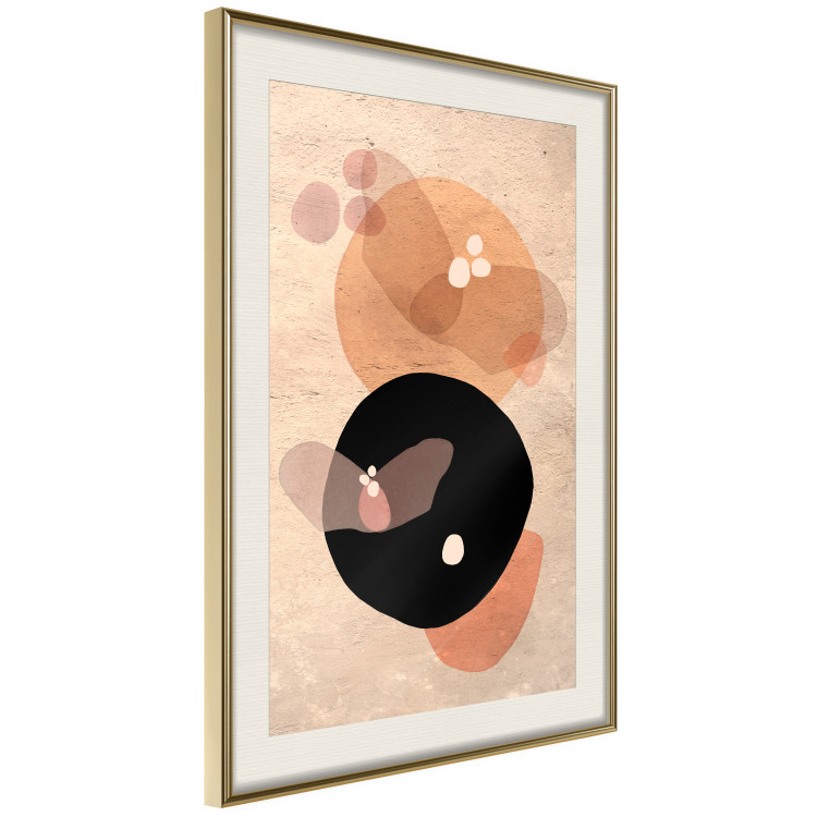 Poster Moonlit Butterfly - abstract shapes resembling butterflies and the moon 129804 additionalImage 3