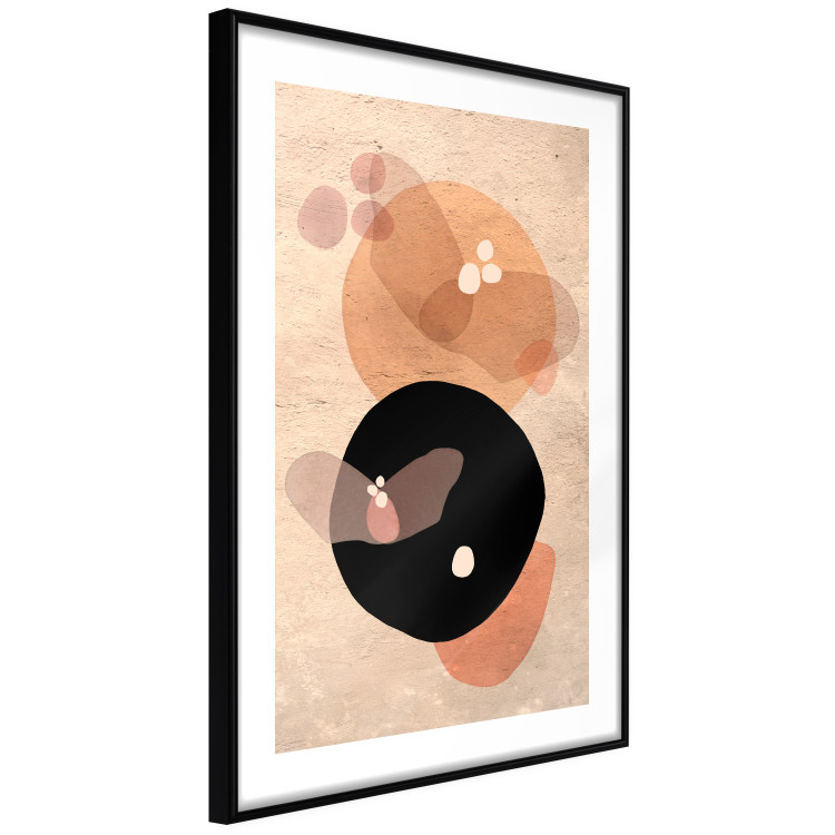 Poster Moonlit Butterfly - abstract shapes resembling butterflies and the moon 129804 additionalImage 8