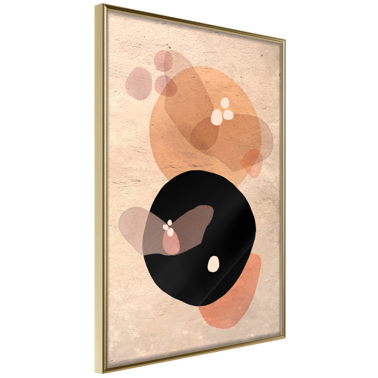 Poster Moonlit Butterfly - abstract shapes resembling butterflies and the moon 129804 additionalImage 14