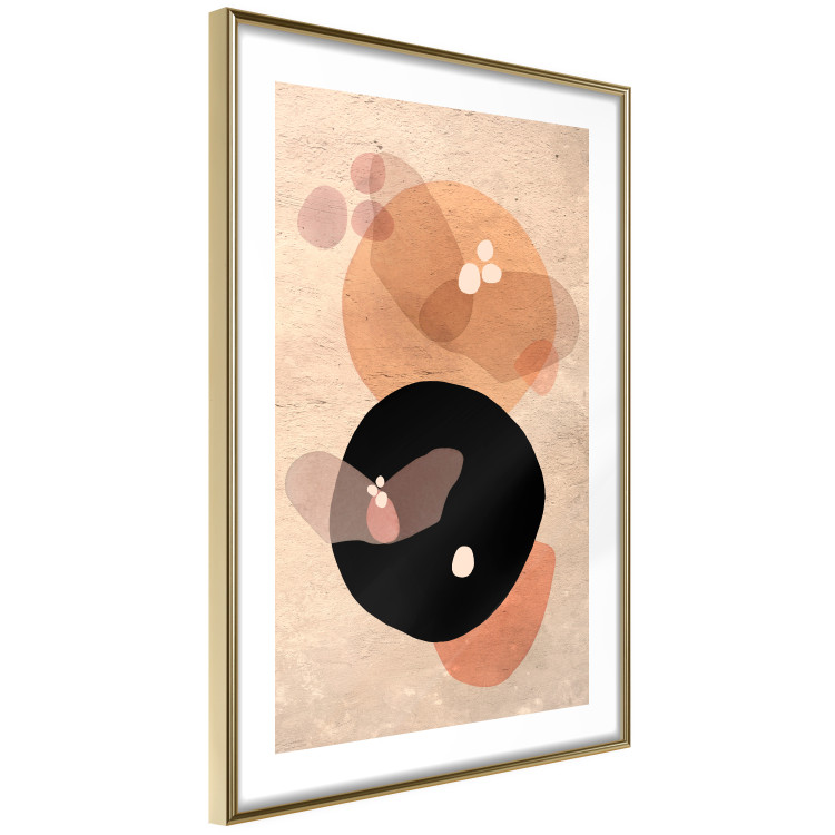Poster Moonlit Butterfly - abstract shapes resembling butterflies and the moon 129804 additionalImage 9