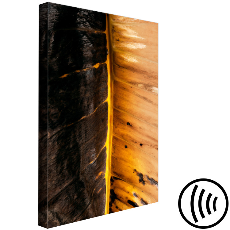 Canvas Sunny Contrast (1-piece) Vertical - landscape of fiery leaf 130504 additionalImage 6