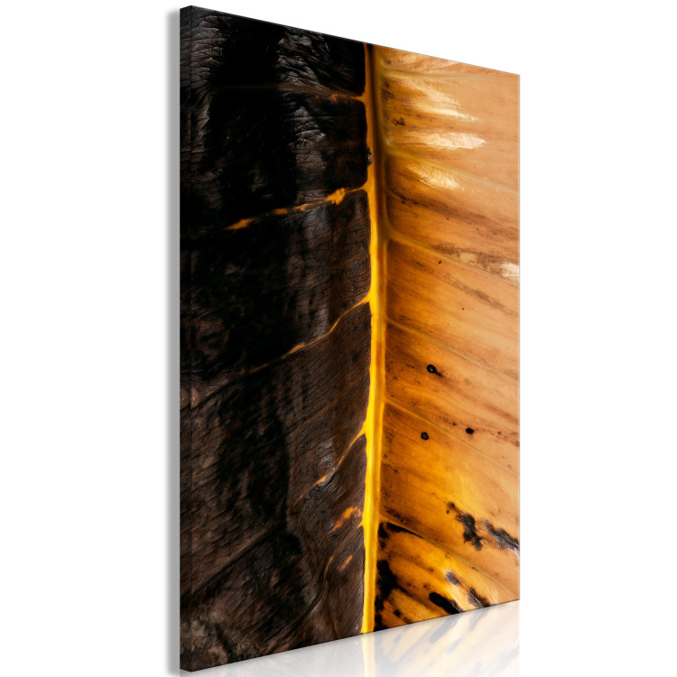 Canvas Sunny Contrast (1-piece) Vertical - landscape of fiery leaf 130504 additionalImage 2
