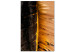 Canvas Sunny Contrast (1-piece) Vertical - landscape of fiery leaf 130504