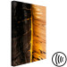 Canvas Sunny Contrast (1-piece) Vertical - landscape of fiery leaf 130504 additionalThumb 6