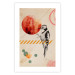 Wall Poster Bird Mail - bird and geometric figures in an abstract motif 131804 additionalThumb 15