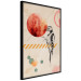 Wall Poster Bird Mail - bird and geometric figures in an abstract motif 131804 additionalThumb 11