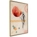 Wall Poster Bird Mail - bird and geometric figures in an abstract motif 131804 additionalThumb 12