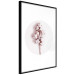 Poster Soft Cotton - plant with cotton in a circle against a light pink contrast 134504 additionalThumb 11