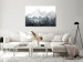 Canvas Print Mountain background - Abstraction with mountain in gray and white 134604 additionalThumb 3