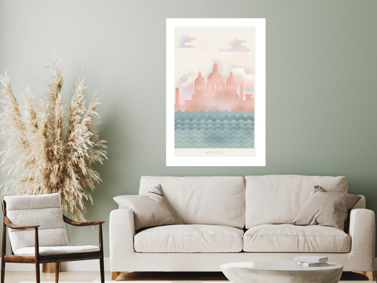 Wall Poster Spring in Venice - pastel sea composition against architecture backdrop 135004 additionalImage 3