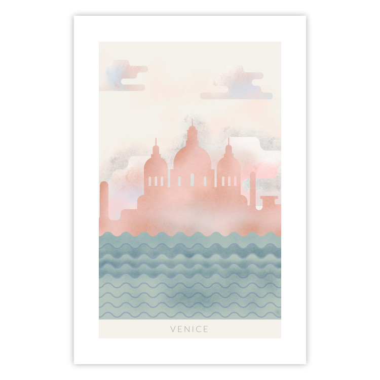 Wall Poster Spring in Venice - pastel sea composition against architecture backdrop 135004 additionalImage 19