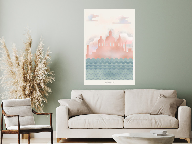 Wall Poster Spring in Venice - pastel sea composition against architecture backdrop 135004 additionalImage 2