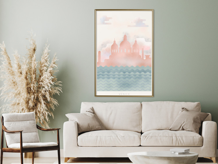 Wall Poster Spring in Venice - pastel sea composition against architecture backdrop 135004 additionalImage 5