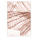 Poster Winged Light - abstract light wood texture 135304
