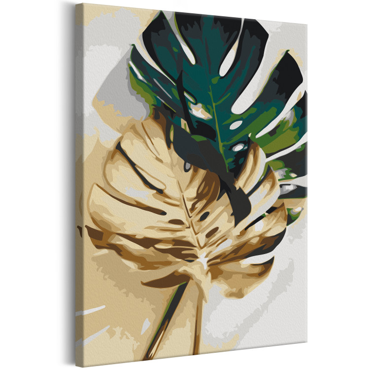 Paint by number Golden Monstera 135404 additionalImage 4