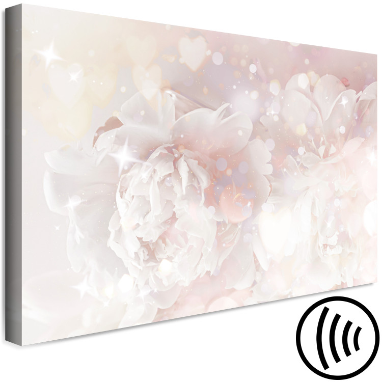 Canvas Print Misty Roses (1-piece) Wide - roses in blush pink 143504 additionalImage 6