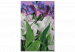 Paint by number Wild Tulips - Blooming White and Purple Flowers, Green Leaves 146204 additionalThumb 3