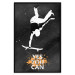 Poster Teenager on a Skateboard - Boy Jumping on a Board on a Dark Background 148904 additionalThumb 24