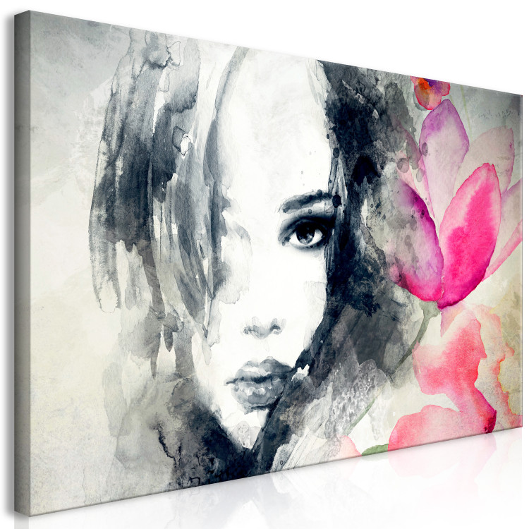 Large canvas print Portrait of a Woman with a Magnolia Flower II [Large Format] 150804 additionalImage 3