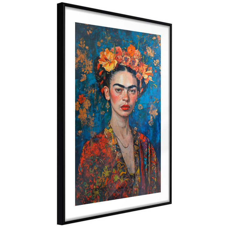 Poster Portrait of a Painter - Image of Frida Kahlo Inspired by Klimt’s Style 152204 additionalImage 3
