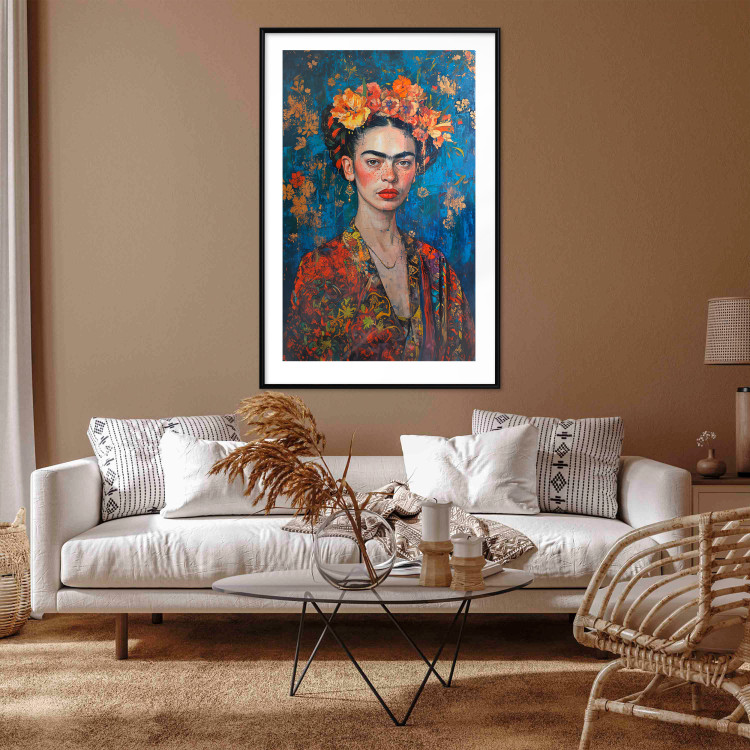 Poster Portrait of a Painter - Image of Frida Kahlo Inspired by Klimt’s Style 152204 additionalImage 11