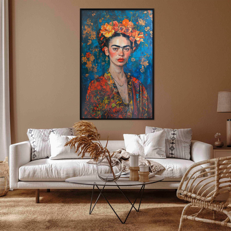 Poster Portrait of a Painter - Image of Frida Kahlo Inspired by Klimt’s Style 152204 additionalImage 10