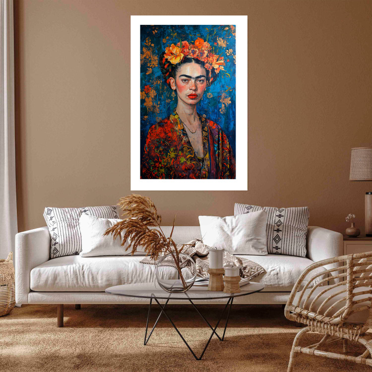 Poster Portrait of a Painter - Image of Frida Kahlo Inspired by Klimt’s Style 152204 additionalImage 9