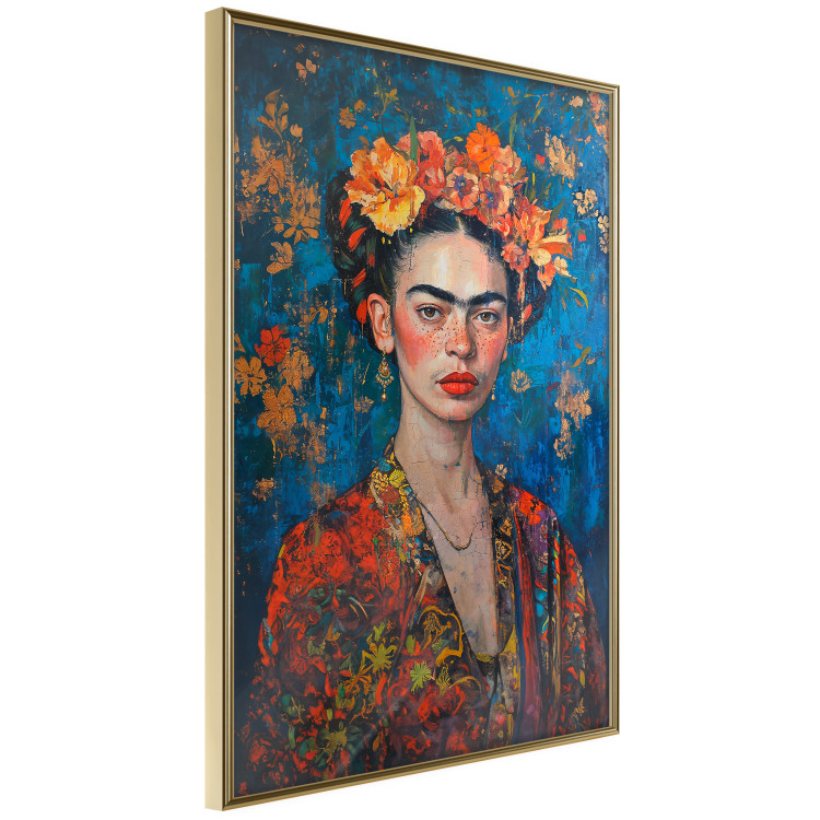 Poster Portrait of a Painter - Image of Frida Kahlo Inspired by Klimt’s Style 152204 additionalImage 7