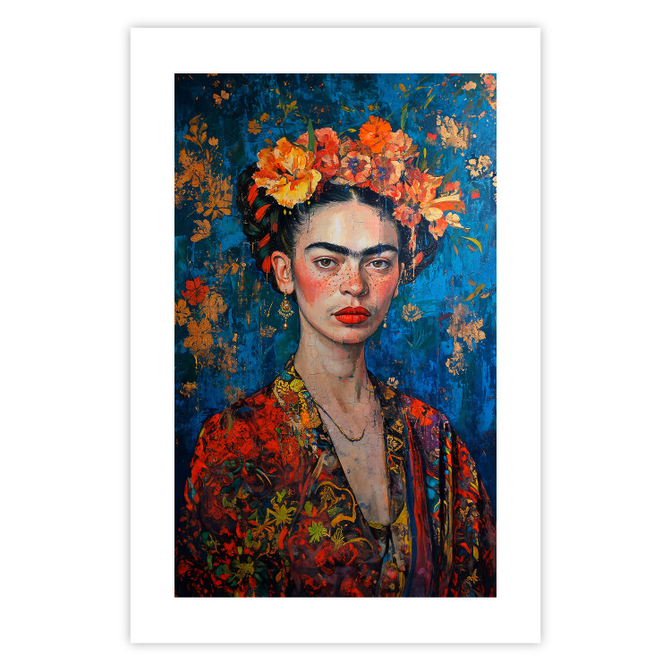 Poster Portrait of a Painter - Image of Frida Kahlo Inspired by Klimt’s Style 152204 additionalImage 15