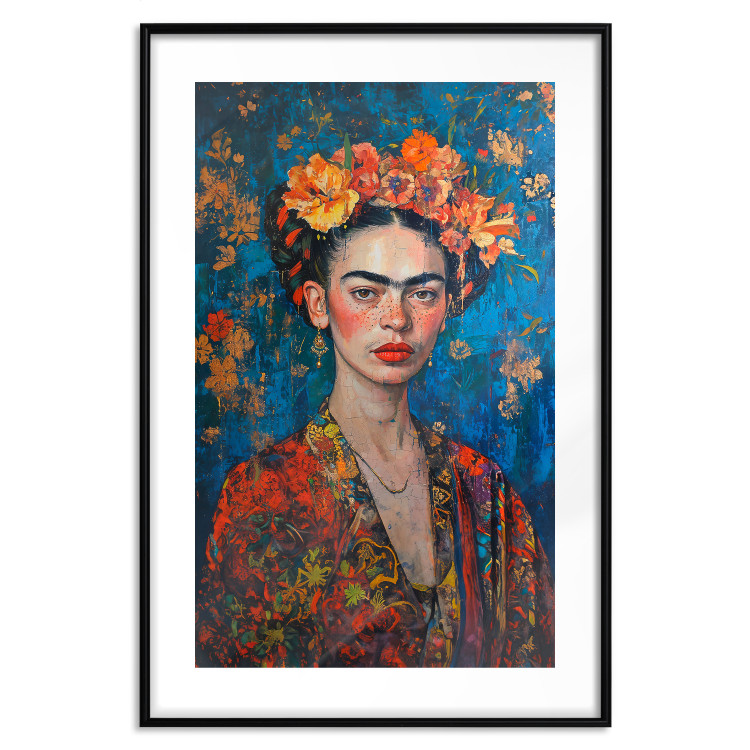 Poster Portrait of a Painter - Image of Frida Kahlo Inspired by Klimt’s Style 152204 additionalImage 18