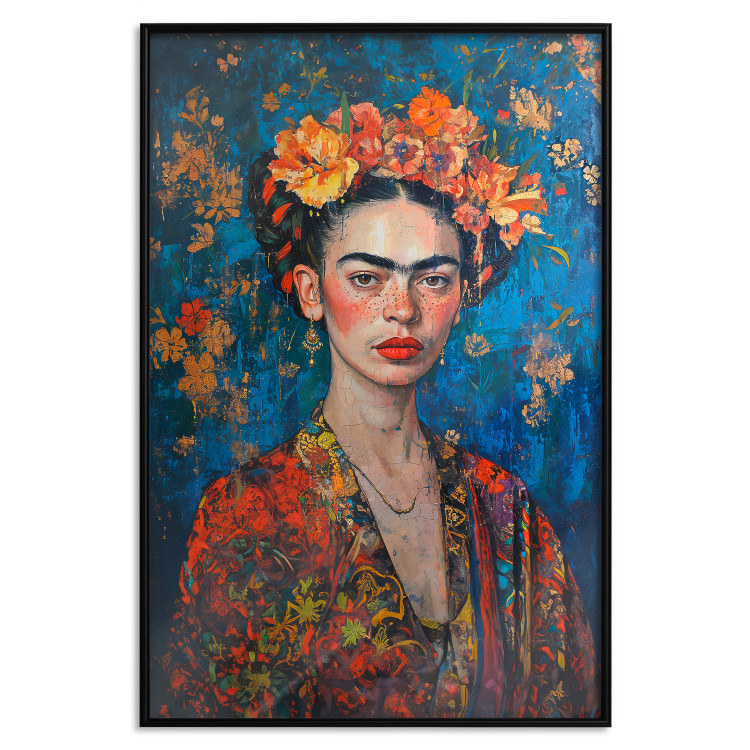 Poster Portrait of a Painter - Image of Frida Kahlo Inspired by Klimt’s Style 152204 additionalImage 16