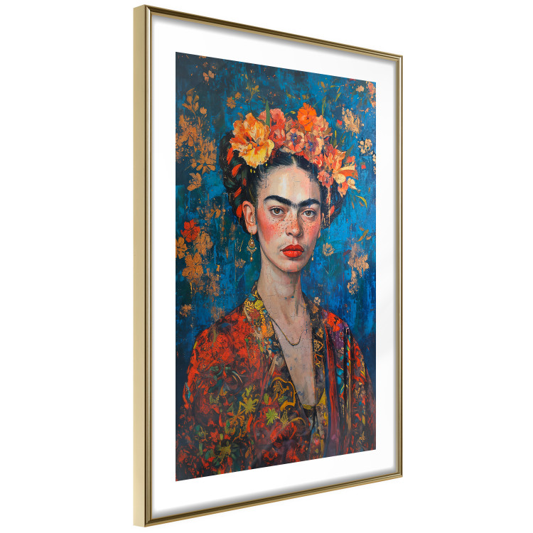 Poster Portrait of a Painter - Image of Frida Kahlo Inspired by Klimt’s Style 152204 additionalImage 8