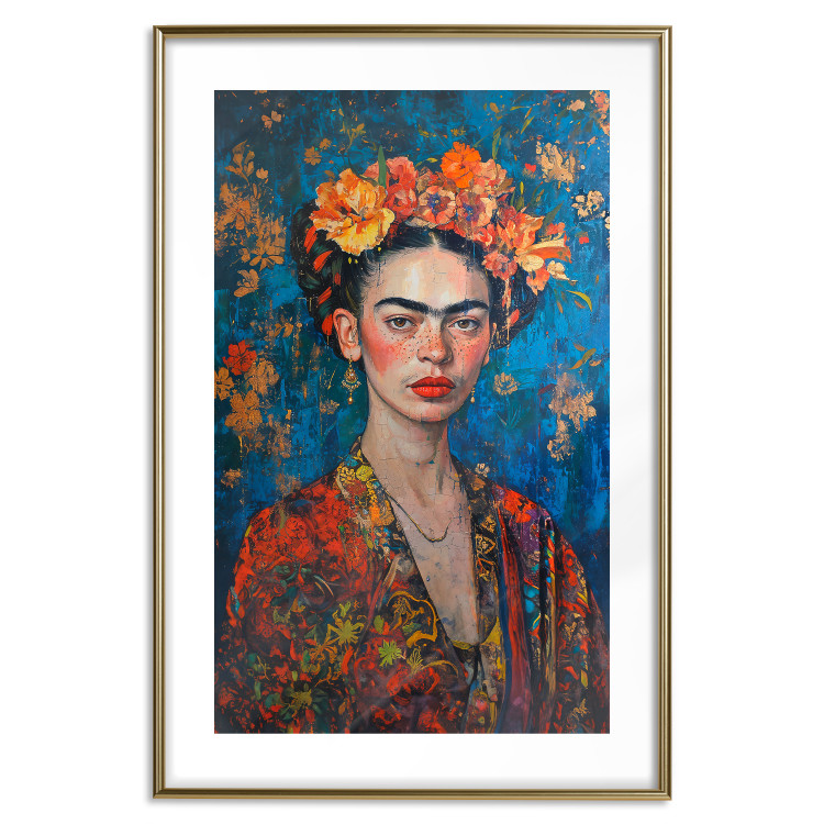 Poster Portrait of a Painter - Image of Frida Kahlo Inspired by Klimt’s Style 152204 additionalImage 19