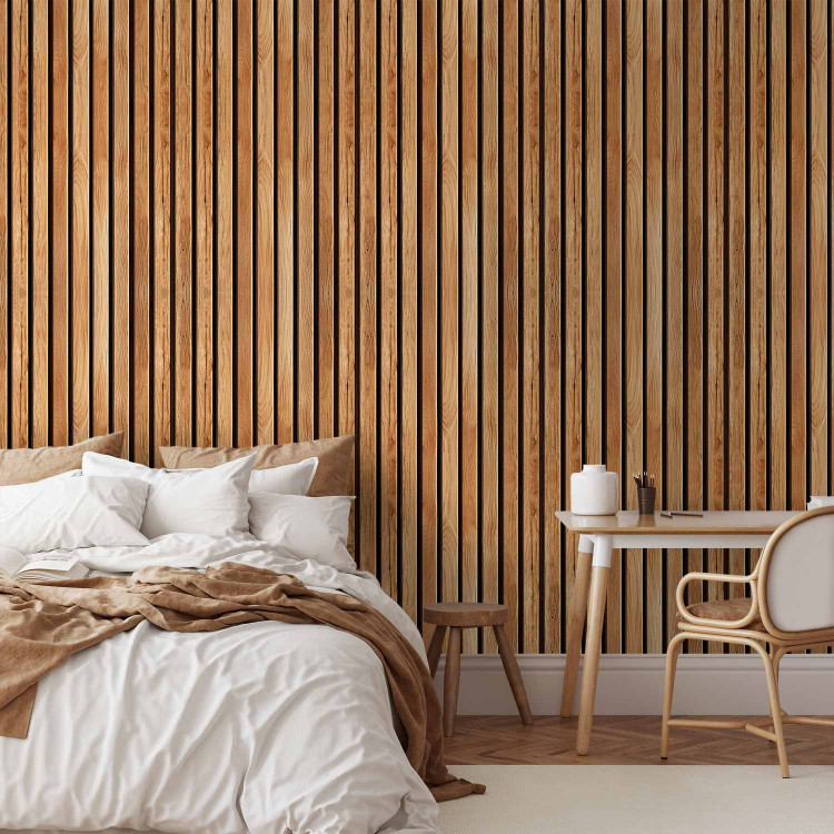 Modern Wallpaper Slats - Elegance and Style in Decorative Wooden Planks 159904