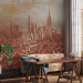 Photo Wallpaper City View - Composition With Buildings in Terracotta Color 160004 additionalThumb 4