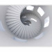 Wall Mural Interior Architecture - Spiral White Stairs with Bright Light from Windows 59804 additionalThumb 1