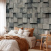Photo Wallpaper Stone Blocks - Texture Wallpaper in Even Stone Blocks 64504 additionalThumb 2