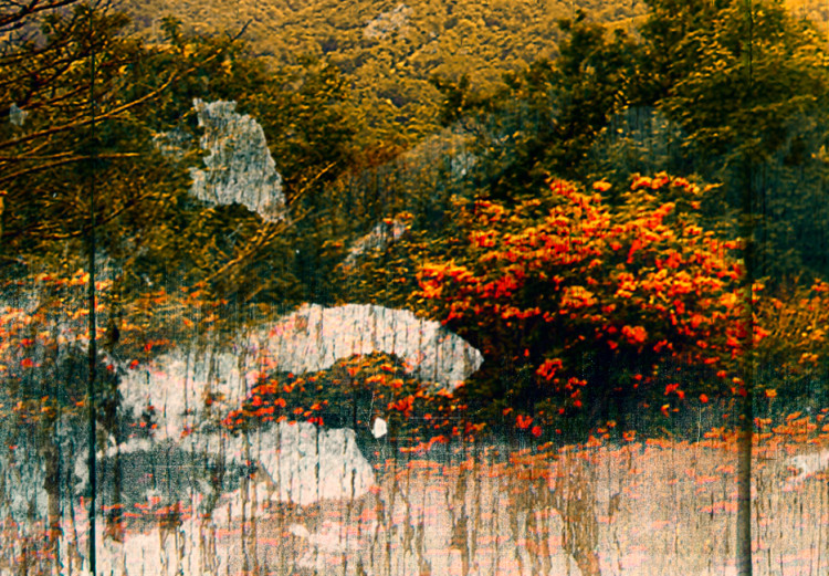 Canvas Memories of Love (5-piece) - Vintage Style Autumn Landscape 93004 additionalImage 5