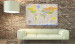 Cork Pinboard Maps: Vintage Style [Cork Map - German Text] 105614 additionalThumb 3