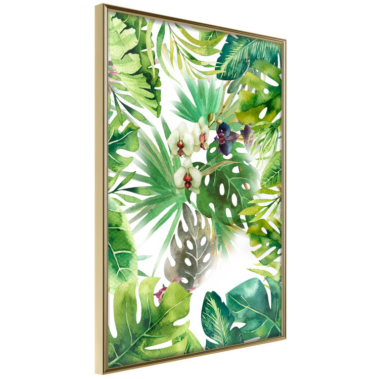 Wall Poster Tropical Shade - botanical composition with leaves of tropical plants 114314 additionalImage 12