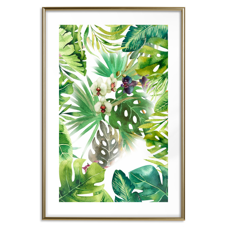 Wall Poster Tropical Shade - botanical composition with leaves of tropical plants 114314 additionalImage 16