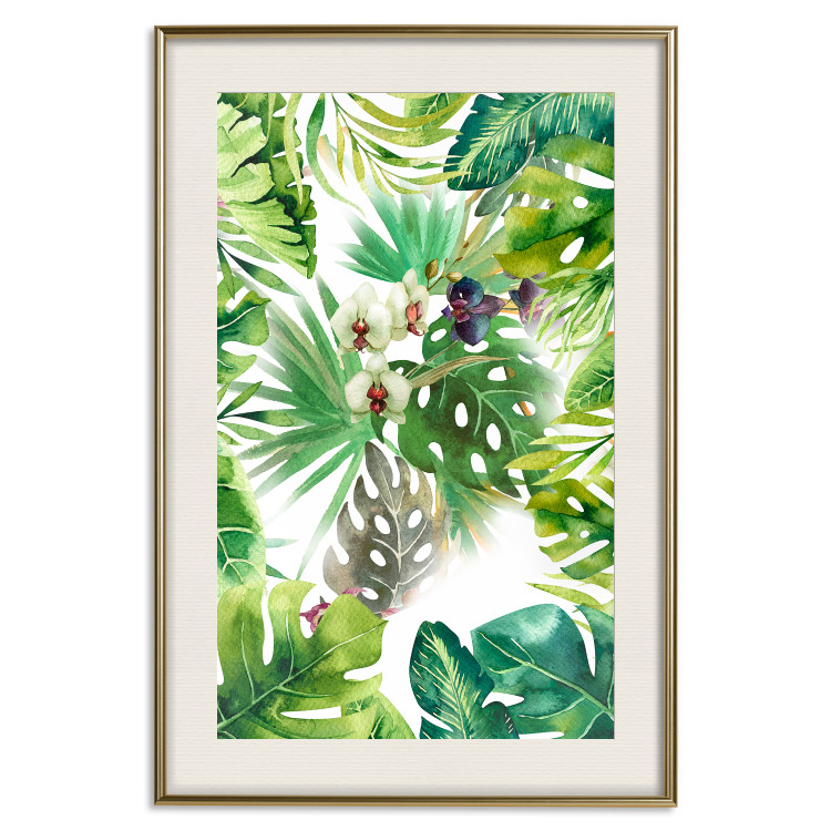 Wall Poster Tropical Shade - botanical composition with leaves of tropical plants 114314 additionalImage 19
