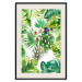Wall Poster Tropical Shade - botanical composition with leaves of tropical plants 114314 additionalThumb 18