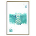 Poster Watercolor Pineapple - composition with tropical fruit in green tones 115314 additionalThumb 14