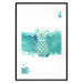 Poster Watercolor Pineapple - composition with tropical fruit in green tones 115314 additionalThumb 15