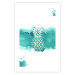 Poster Watercolor Pineapple - composition with tropical fruit in green tones 115314 additionalThumb 19