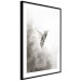 Poster Ethnic Hummingbird - abstraction with a bird in shades of gray 116314 additionalThumb 11